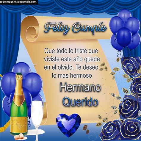 Imágenes y tarjetitas de feliz cumpleaños para hermanos