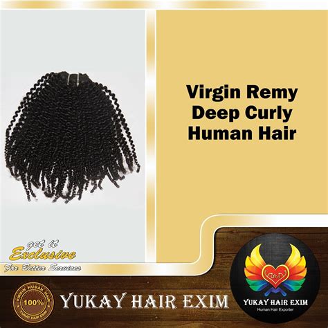 Yukay Hairs 8a And 9a Virgin Deep Curly Hair Pack Size 100gm At Rs