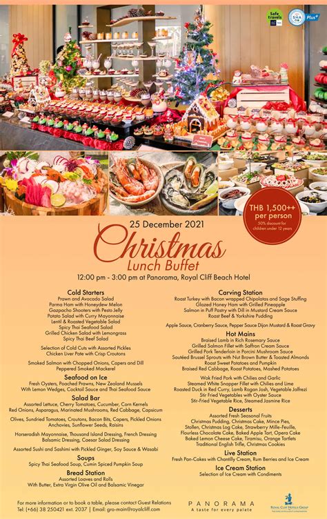 The Best Christmas Buffet Pattaya Has Royal Wing Suites And Spa