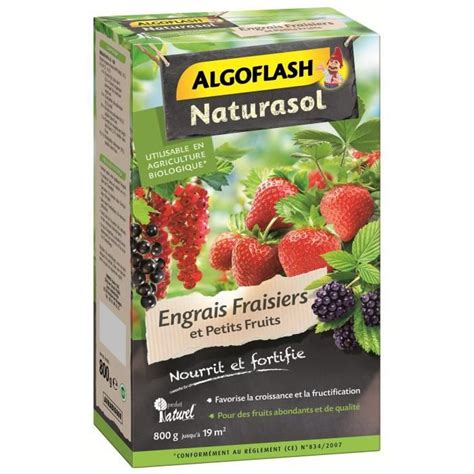 Algoflash Naturasol Engrais Fraisiers Et Petits Fruits G