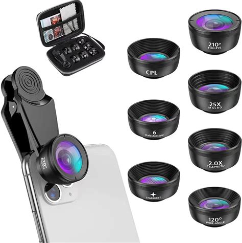 Selvim Handy Objektiv Linse Kit Lens Set 22X Teleobjektiv 25X Makro