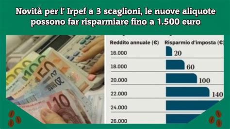 Novit Per L Irpef A Scaglioni Le Nuove Aliquote Possono Far