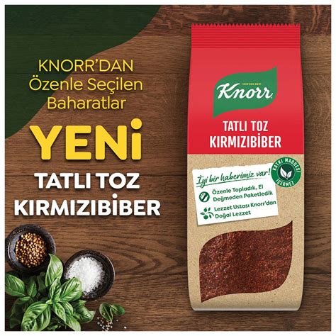 Knorr Baharat Serisi Tatl Toz K Rm Z Biber G Migros