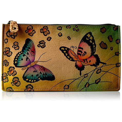 Anuschka Anna By Anuschka Handpainted Leather Organizer Wallet