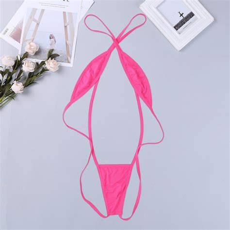 Us Sexy Women Sling Shot Bikini G String Thong Underwear Monokini Teddy Swimwear Ebay