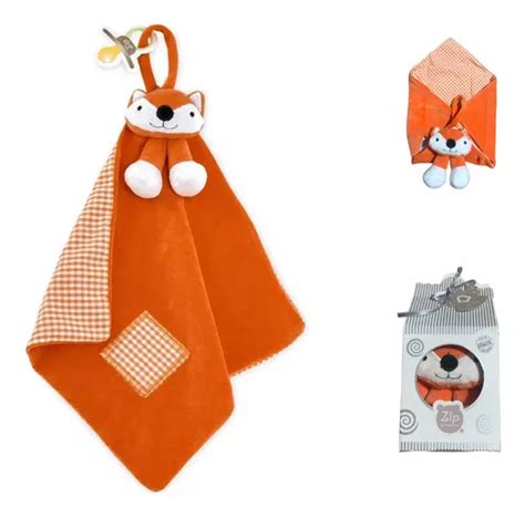 Naninha Plush Prendedor Chupeta Raposa Fubá Zip Toys Parcelamento