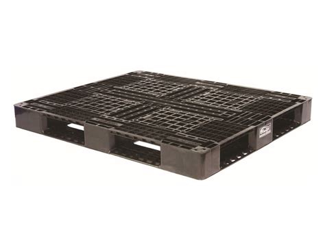 Export One Way Cargo Double Deck Black Plastic Pallets X X