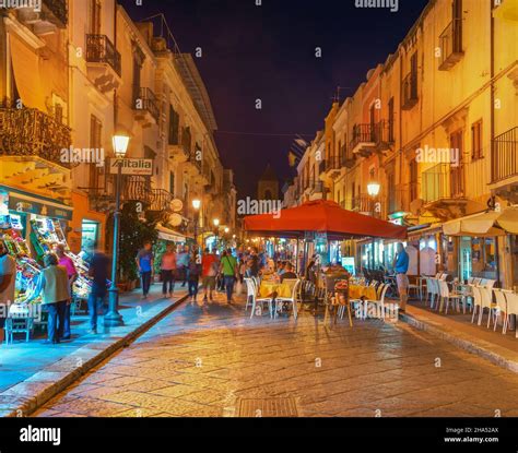 Lipari Town, Lipari Island, Aeolian Islands, Sicily, Italy Stock Photo ...