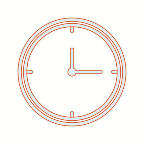 Beautiful Clock vector line icon 17200005 Vector Art at Vecteezy