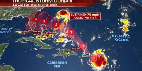 Dorian Becomes Hurricane Near Us Virgin Islands May Threaten Florida