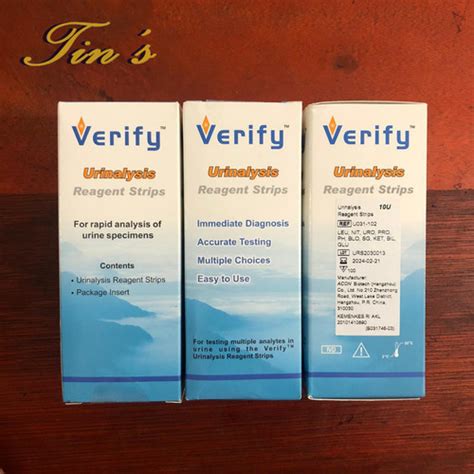 Jual Verify Urinalysis Reagent Strips Parameter Strip Tes Urin Isi