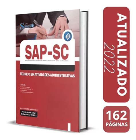 Apostila Sap Sc Técnico Em Atividades Administrativas Parcelamento