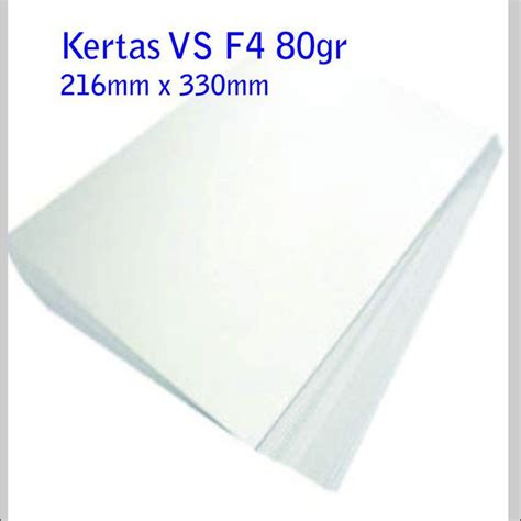 Kertas Hvs F Gsm