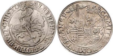 Thaler Albert Vii John George I Peter Ernest I And Christoph Ii