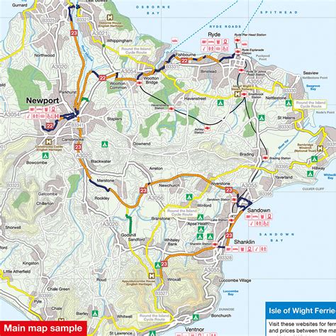 Hampshire And The Isle Of Wight Cycle Map 6 Sustrans Shop