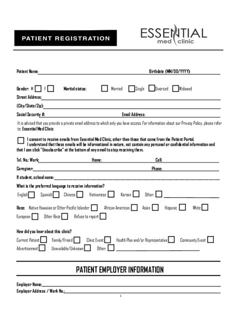 Fillable Online Essential Med Chronic Application Form Fax Email Print