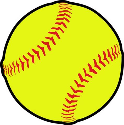 Small Softball Print Art Sports Print Art At