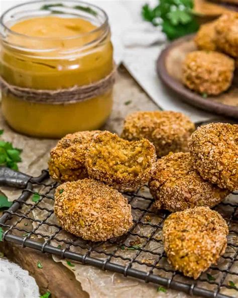 Vegan Chickpea Nuggets Monkey And Me Kitchen Adventures