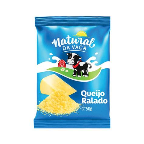 QUEIJO RALADO NATURAL DA VACA 20X50GR Distribuidora Timbiras