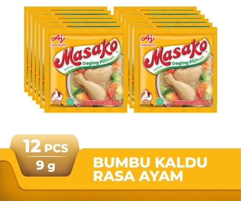 Renceng Masako Sachet Rasa Ayam Kaldu Penyedap 9 Gr Lazada Indonesia