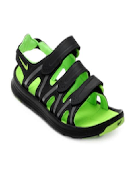 Buy Nike Men Black And Green Sandals - Sandals for Men 43004 | Myntra