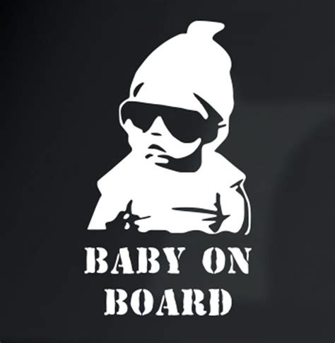 Baby On Board Car Sticker Vehicle Decal Graphic Vinyl Window Van Bumper