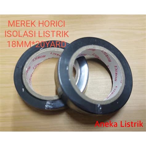 Jual Isolasi Listrik Hitam Tahan Panas Hoki Tape Elektrik Double Tape