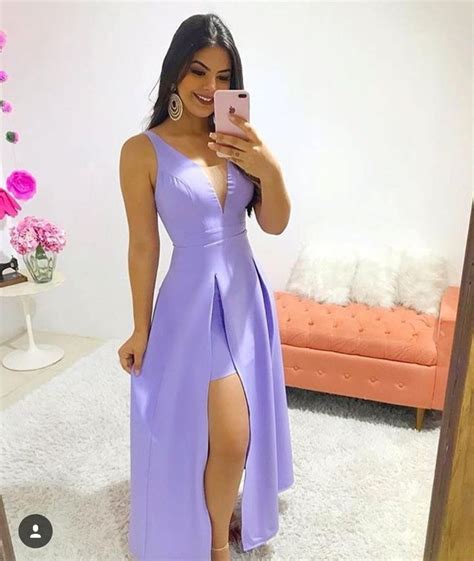 Vestido De Gala Lila Violeta Purpura Para Graduacion Vestidos De Moda