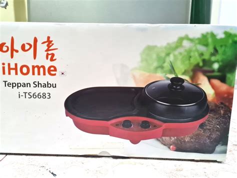 Teppan Shabu BBQ Grill And Hotpot TV Home Appliances Kitchen