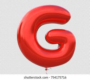 Red Balloon Font Letter C Made Stock Illustration Shutterstock