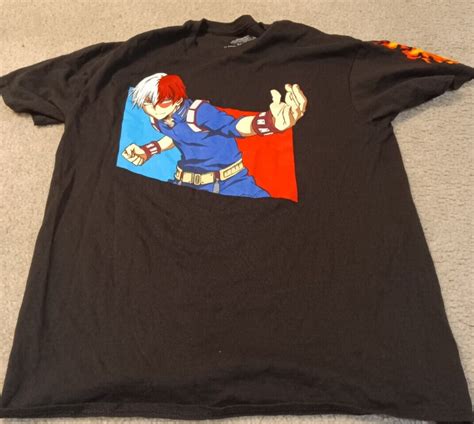 My Hero Academia Shoto Todoroki Shirt Large Gem