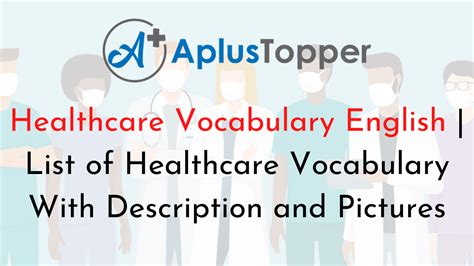 Healthcare Vocabulary English List Of Healthcare Vocabulary With