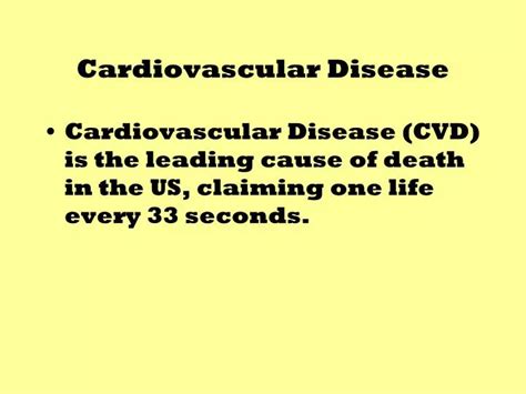 Ppt Cardiovascular Disease Powerpoint Presentation Free Download