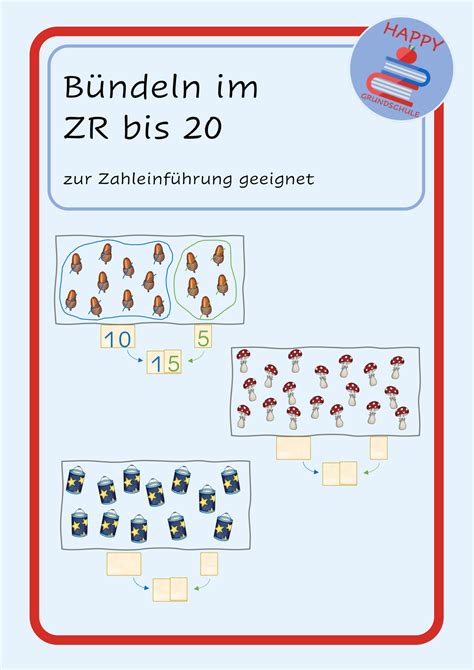 Bündeln im ZR 20 Herbst Zahleinführung Unterrichtsmaterial im