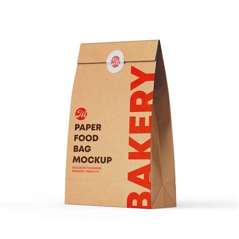 Premium Psd Kraft Paper Bag Packaging Branding Mockup