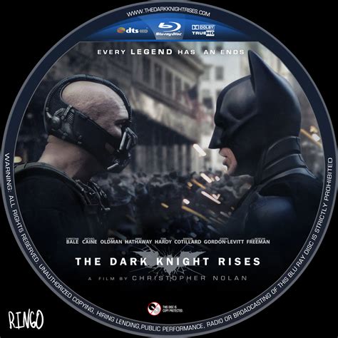 The Dark Knight Rises Blu Ray Cover