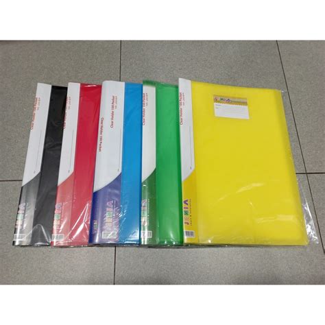 Jual Clear Holder F4 Folio 100Lembar Display Album Document Keeper