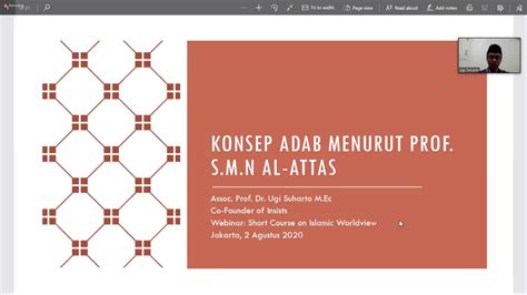 Konsep Adab Islam Menurut Syed Muhammad Naquib Al Attas Ust Dr Ugi