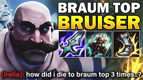 I Play Braum Top With Bruiser Build And Butcher Everyone With My Big