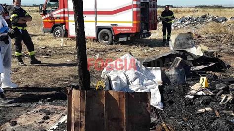 Baracca A Fuoco Morto Un Migrante A Borgo Mezzanone Foggia La