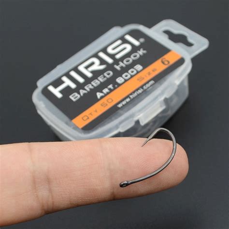 2X Hirisi 100Pcs High Carbon Steel Barbed Carp Fishing Hooks Pack W2I8