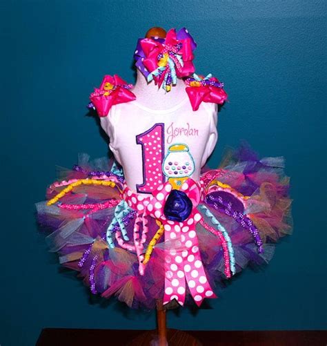 Bubblegum Birthday Petti Tutu Boutique Set By Poshpinkstutu 10995