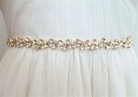 Dress Belts for Women, Fancy Bridal Sash Belts for Gowns - ZOOEK