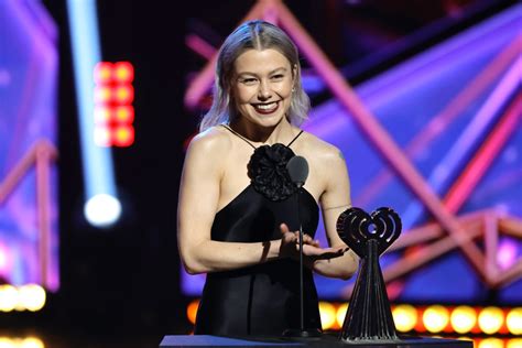 Phoebe Bridgers Wears Black Slip Dress Heels At IHeartRadio Awards