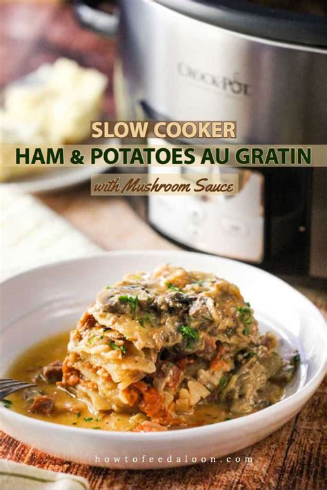 Slow-Cooker Ham and Potatoes au Gratin | How To Feed A Loon