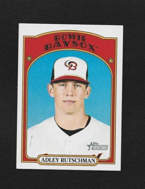 Topps Heritage Minor League Edition Adley Rutschman Short Print