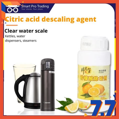 Lemon Citric Acid Stain Scale Remover Tea Pot Cleaner Kettle Descaling