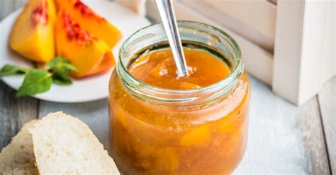 Recette confiture de pêches Marie Claire