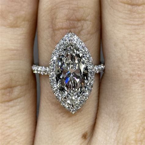 GIA 3.55ct F VS2 "Caitlyn" Engagement Ring DENGR05119-MQ | Forever ...