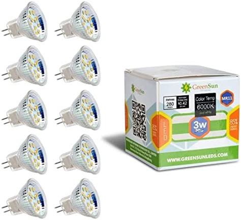 Spot LED Encastrable Ampoule LED GreenSun Ampoule LED GU4 Blanc Chaud